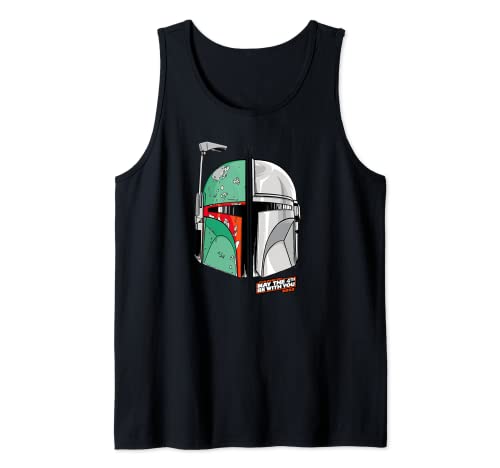 Star Wars Mando and Boba Fett May the 4th Be With You Camiseta sin Mangas