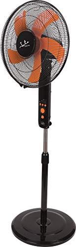 Jata VP3045 - Ventilador de pie con mando a distancia y temporizador. Tiene 3 velocidades y funciÃ³n noche, intermitente. Cabezal inclinable y altura regulable. Altura mÃ¡xima 1,42 m