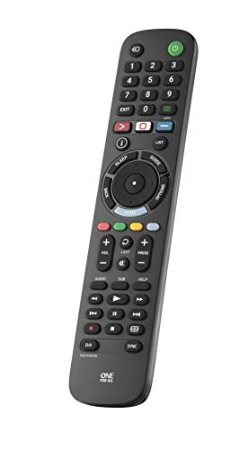 One For All - Mando a Distancia de reemplazo para TVs Sony â€“ Control Remoto Universal para Todo Tipo de TVs de la Marca Sony - URC4912