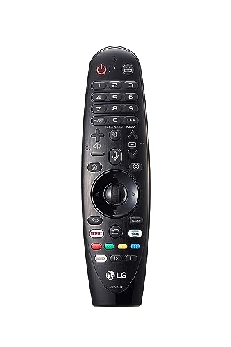 LG Magic Control - Mando a Distancia para Smart TV LG 2020 (Reconocimiento de Voz, apunta y navega, Rueda de Scroll, Teclado numérico, Botones Netflix, Prime Video y Rakuten TV) Color Negro