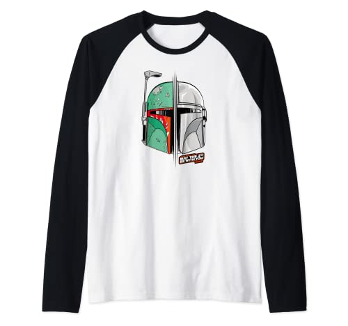 Star Wars Mando and Boba Fett May the 4th Be With You Camiseta Manga Raglan