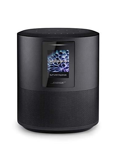Bose - Home Speaker 500, sonido estÃ©reo, con Alexa integrada, triple negro