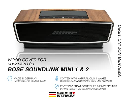 Funda baloloÂ® de madera autÃ©ntica de nogal para el Bose SoundLink Mini II