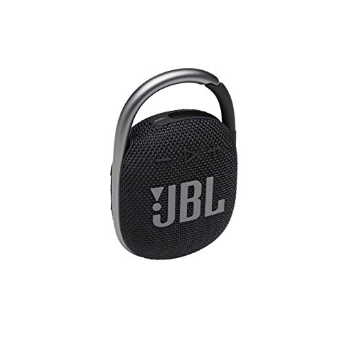 JBL Clip 4 Altavoz inal谩mbrico con Bluetooth, resistente al agua (IP67) y al polvo, con estilo llamativo y dise帽o ultraport谩til, 10h de m煤sica continua, negro