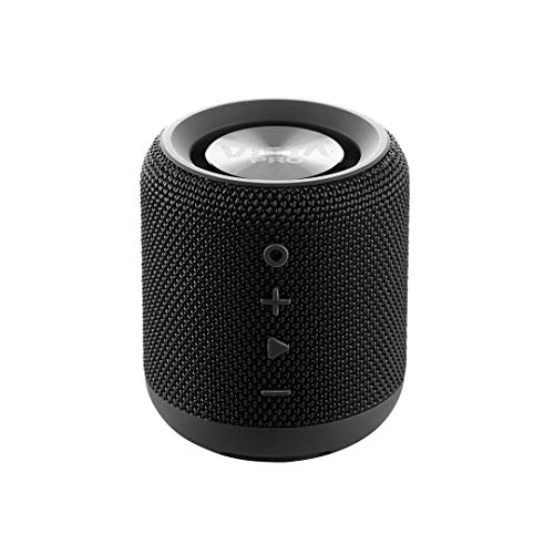 Vieta Pro Easy - Altavoz inal谩mbrico (True Wireless Bluetooth, Radio FM, Reproductor USB, auxiliar, micr贸fono integrado, resistencia al agua IPX6, bater铆a de 12 horas) negro