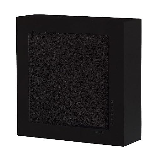RO&CO DLS - Pareja de Altavoces de Pared. Ref. Flatbox Slim Mini. Color Negro