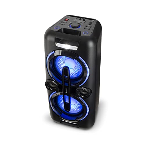 auna Bazzter Party Sistema de Audio - Potencia:100 W RMS, Bluetooth, 2 Subwoofers 8