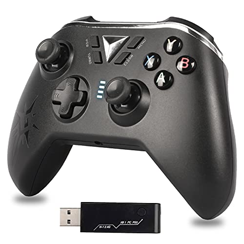 Mando inalámbrico para Xbox One,2.4G Inalámbrico de Juego Gamepad, Controlador Joypad Compatible con Xbox One/Xbox One S/Xbox One X/Xbox Series X/PS3/PC