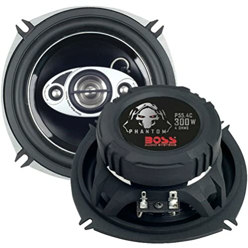 2 Altavoces Compatible con Boss Audio Systems P55.4C Sistema de 4 vÃ­as 13 cm 5,25