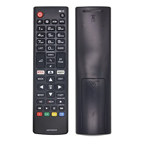 Mando TV LG AKB75095308 para Mando LG Smart TV, Mando Universal TV LG Compatible con Todos Mando a Distancia LG