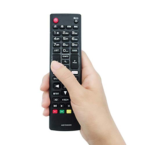 MYHGRC AKB75095308 Reemplazo Mando a Distancia para LG LCD LED Smart TV Ajuste para LG TV Mando a Distancia con Netflix Amazon Botones-MY NWE