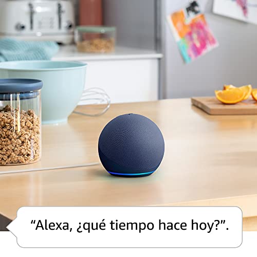 Echo Dot (5.ª generación, modelo de 2022) | Altavoz inteligente wifi y Bluetooth con Alexa, con sonido más potente y de mayor amplitud | Azul marino