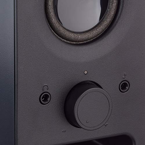 Logitech Z150 Sistema de Altavoces Compacto, Entrada Audio 3.5 mm, Controles Intregados, Toma Auriculares, Enchufe EU, Ordenador/Smartphone/Tablet/Reproductor de MÃºsica, Negro