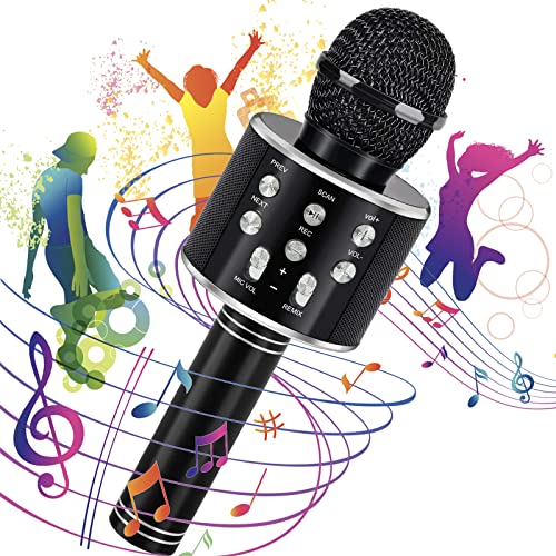 MicrÃ³Fono Karaoke,Microfono NiÃ±A InalÃ¡Mbrico Karaoke Bluetooth PortÃ¡Til Con Altavoz Para NiÃ±Os Canta Partido Musica, MicrÃ³Fono Karaoke Bluetooth Compatible Con Android/Ios Pc, TelÃ©Fono Inteligente