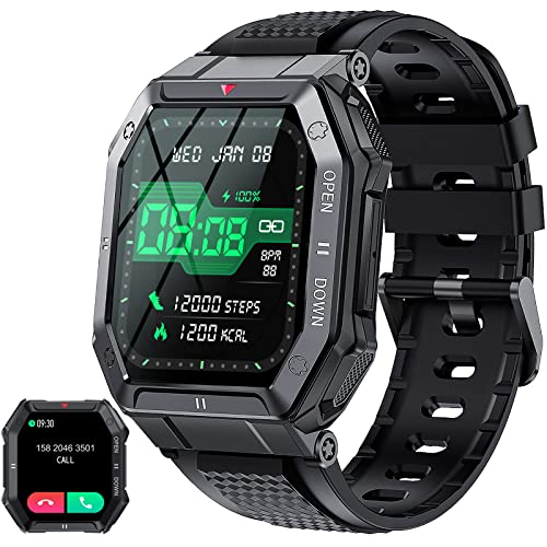 Reloj Inteligente Hombre con Llamada Bluetooth PulsÃ³metro CalorÃ­as Monitor de SueÃ±o Monitores Pulsera Actividad Inteligente PodÃ³metro 24 Modos Deportivos Smartwatch para iPhone Xiaomi Samsung Huawei