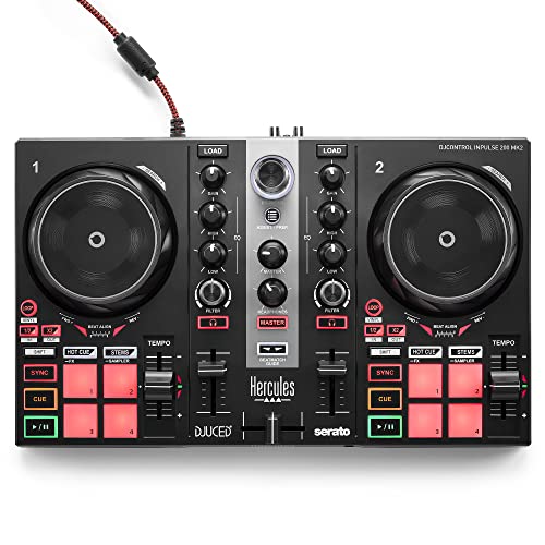 Hercules DJControl Inpulse 200 MK2 Controladora de DJ optimo para aprender a mezclar